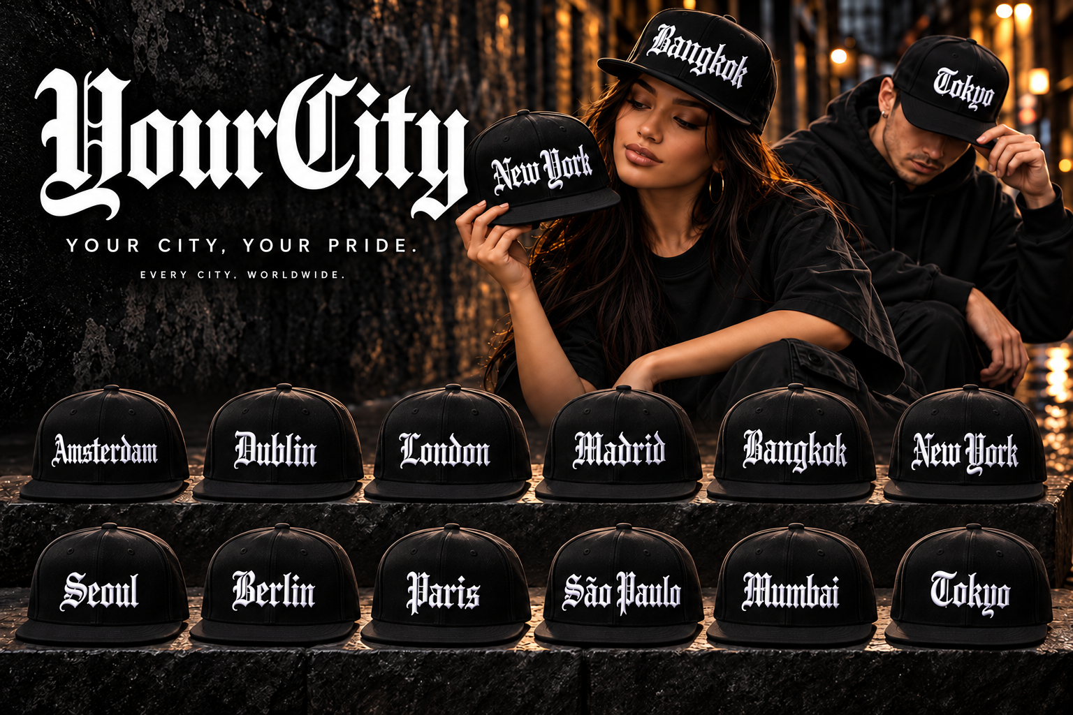 YOURCITY — Amsterdam, Dublin, London, Madrid, Bangkok, New York, Seoul, Berlin, Paris, São Paulo, Mumbai, Tokyo